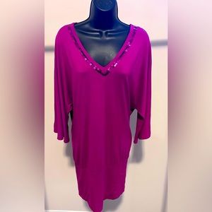 VENUS  Sexy Dolman Dress with Sequins. Size S